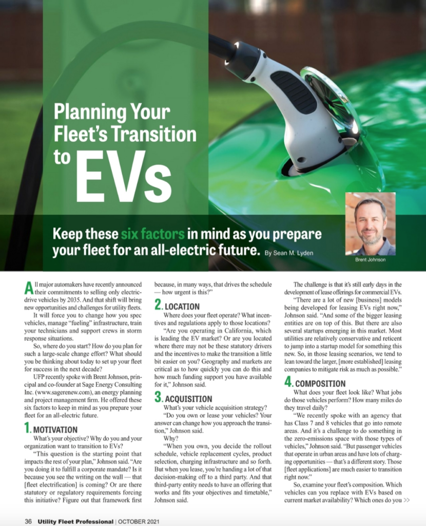 Planning Your Fleets Transition To Evs Nv5 2601